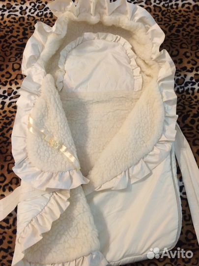 Конверт на выписку на овчине