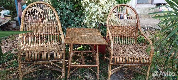 Комплект плетеной мебели Б/У