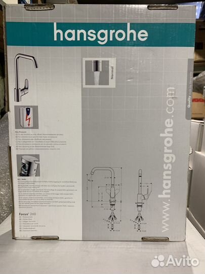 Смеситель для кухни hansgrohe Focus M41, 260