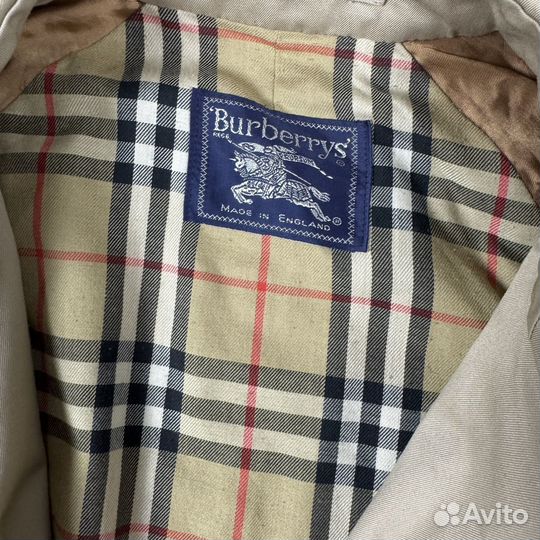 Burberry плащ тренч vintage 90s оригинал