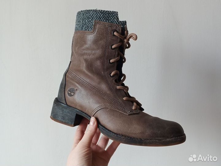 Ботинки кожаные Timberland Harris Tweed 38,5