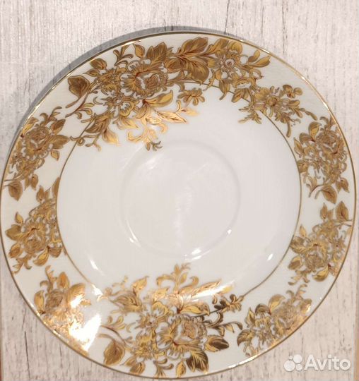 Блюдца Япония Yamasen gold