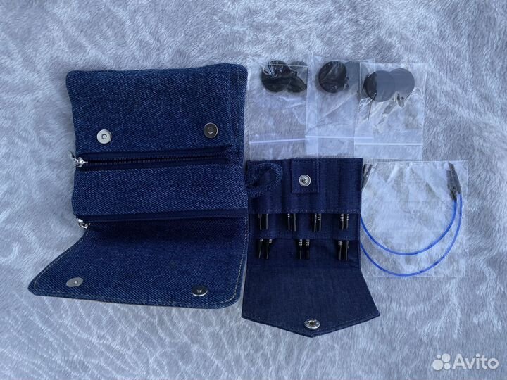 Набор укороченных спиц Knit pro Denim