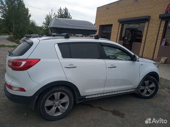 Автобокс Kia Sportage серый 220л