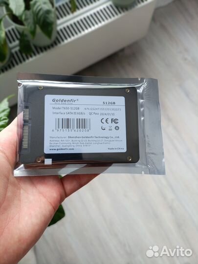 SSD 512gb (новый)