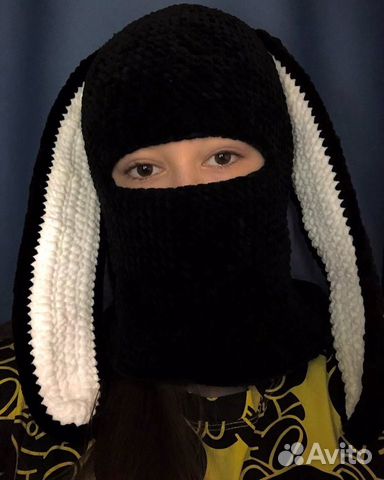 Детская балаклава,зайка
