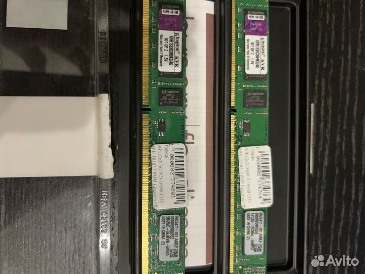 Оперативная память ddr3 8 gb kingston 2 упаковки