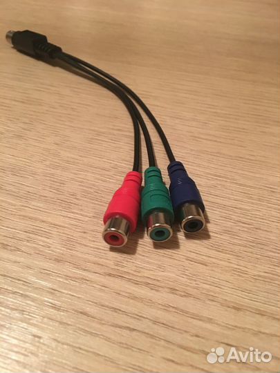 Кабель переходник S-Video to RGB новый