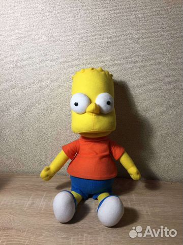 Мягкая игрушка Барт Симпсон 38 см