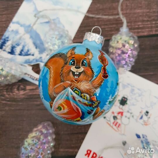 Елочные шары ручной работы