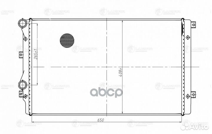 Радиатор системы охлаждения VW Jetta