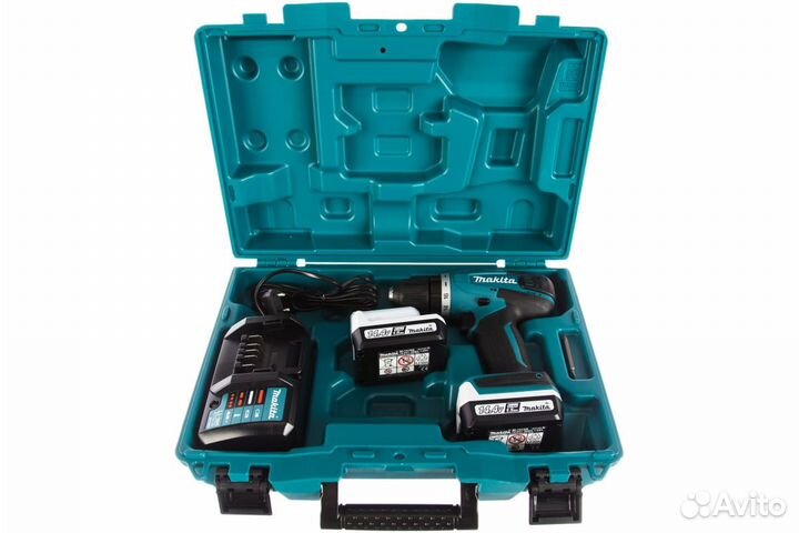 Аккумуляторная дрель-шуруповерт Makita DF347DWE