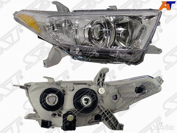 Фара toyota highlander 10-13 RH