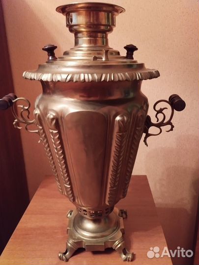 Самовар на дровах старинный