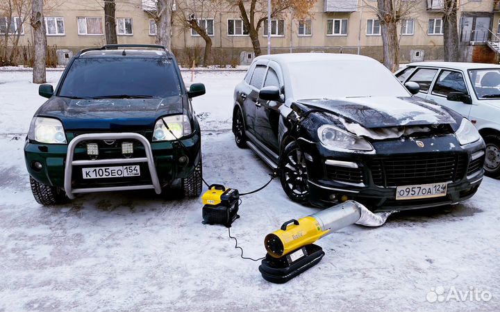 Отогрев авто