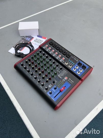 Микшерный пульт на 8 каналов FX + USB + MP3