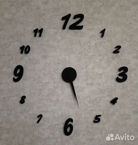 Большие настенные часы 3D