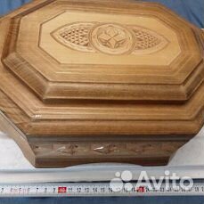 Деревянная шкатулка-ручная работа