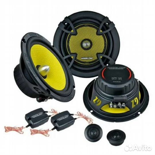 Акустика компонентная ground zero gztc 165.2X