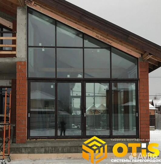 Остекление Фасадов/Безрамная сдвижная система