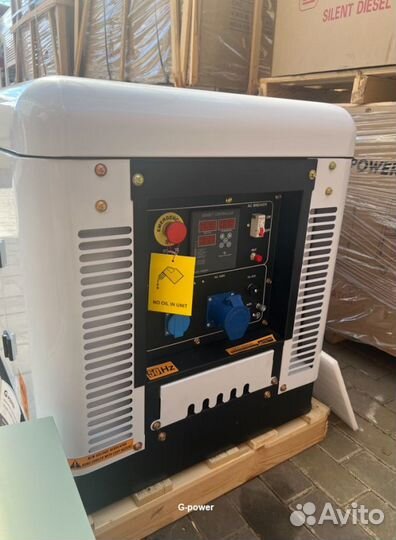 Дизельный генератор 13 кВт G-power DG15000S однофа