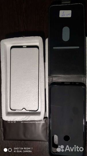 Чехол и стекло для Xiaomi Redmi note 8