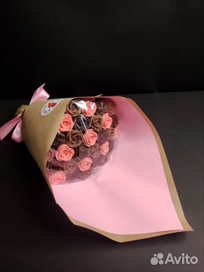 Букет - 29 Роз из Бельгийского Шоколада
