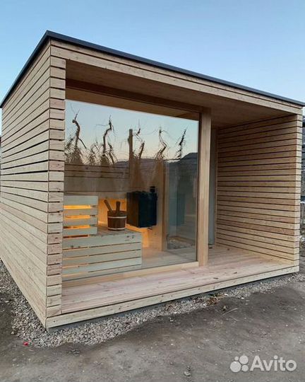 Модульный дом баня