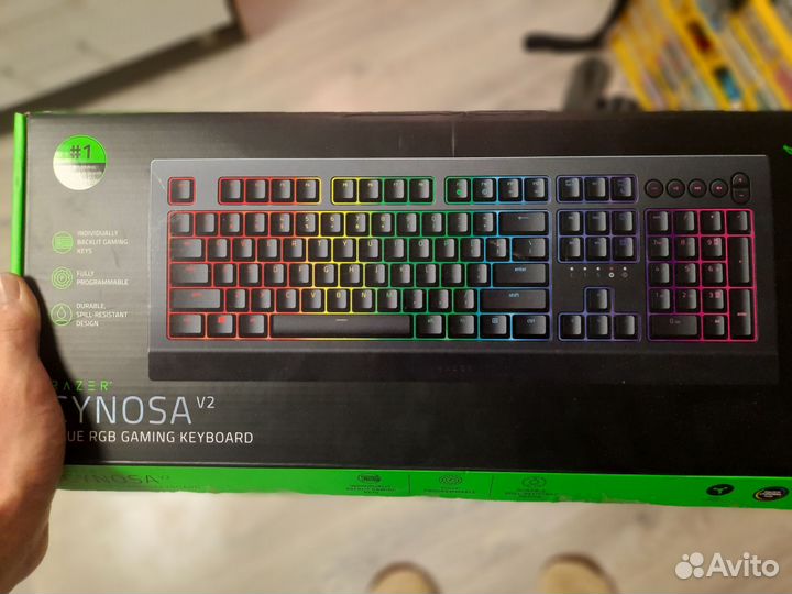 Игровая клавиатура razer cynosa v2