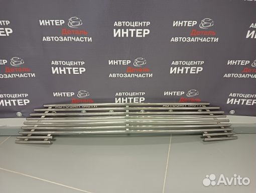 Накладка на решетку радиатора Д10мм ларгус (нерж.)