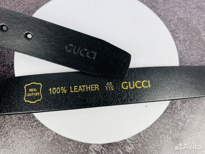Ремень мужской кожаный Gucci