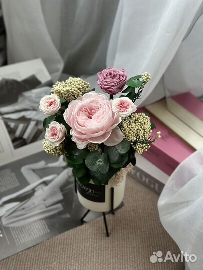 Композиция из стабилизированных цветов