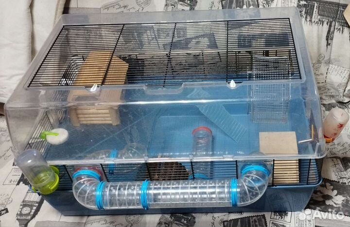 Двухъярусная клетка для хомяков или крыс