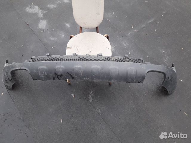 Нижняя накладка (Юбка) заднего бампера Санг Йонг э