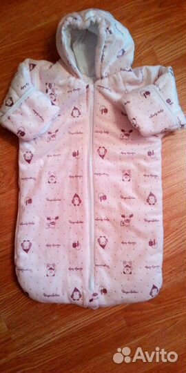 Конверт на выписку для девочки весна осень