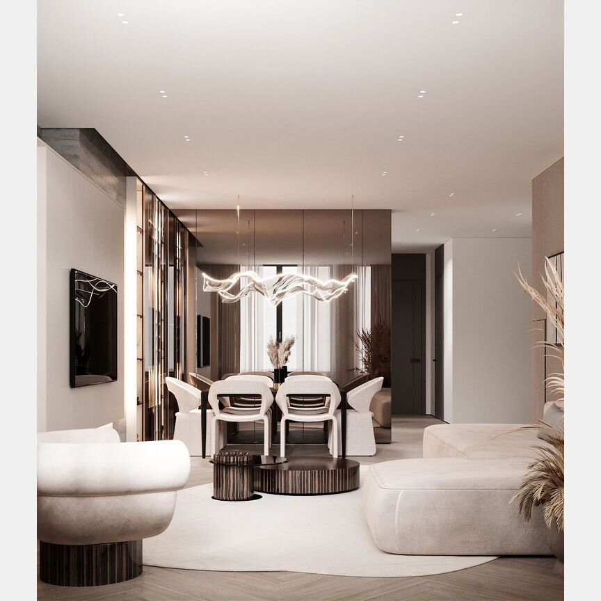 3-к. апартаменты, 74,5 м², 20/21 эт.