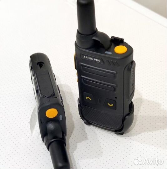 Легкая рация с наушником, комплект 2 штуки