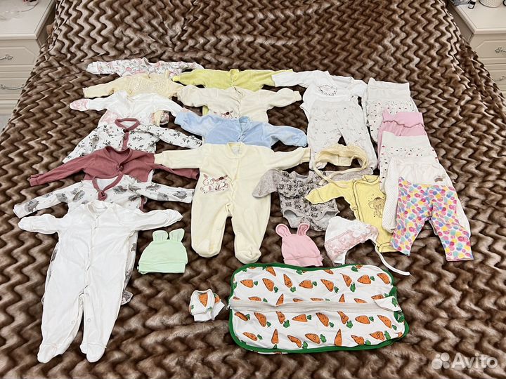 Вещи на девочку пакетом 56-62