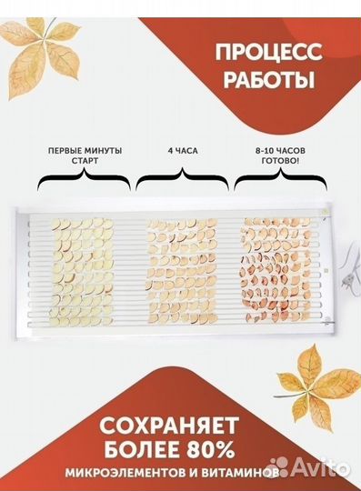 Сушилка для овощей и фруктов дегидратор