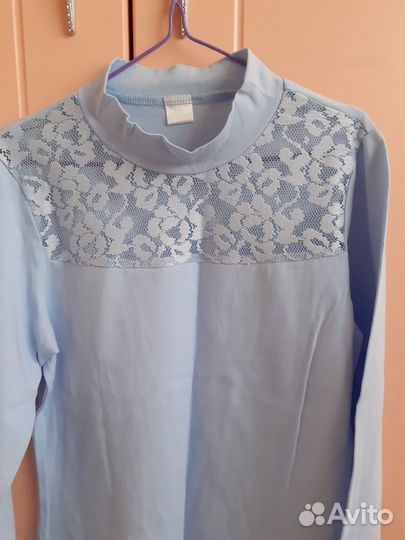 Блузки школьные для девочки 4 штуки