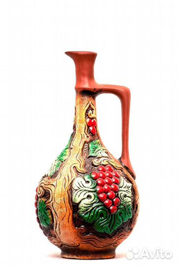 Глиняная бутылка