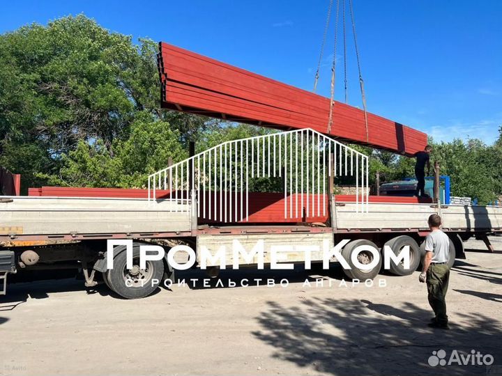 Возведение ангаров, навесов, складов