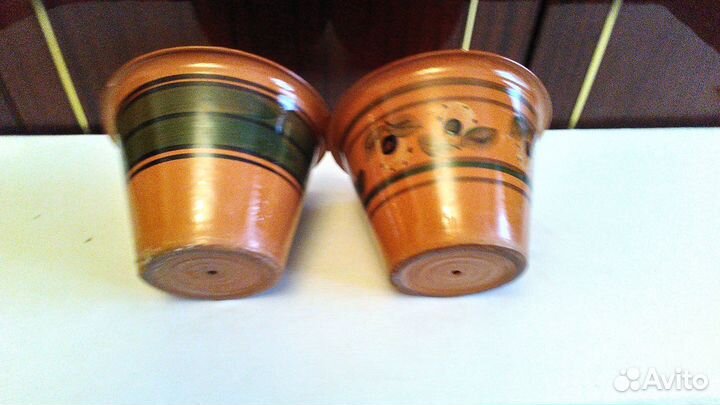 Горшки глиняные для цветов