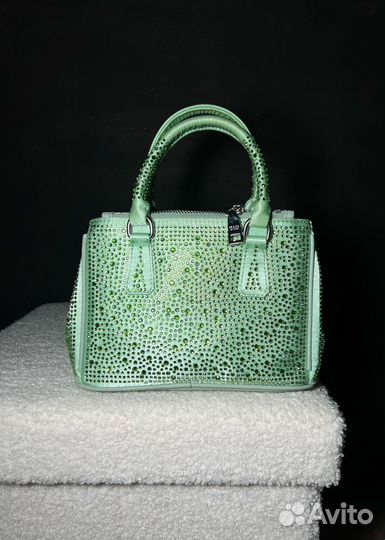Сумка prada crystal vintage / сияющая сумочка