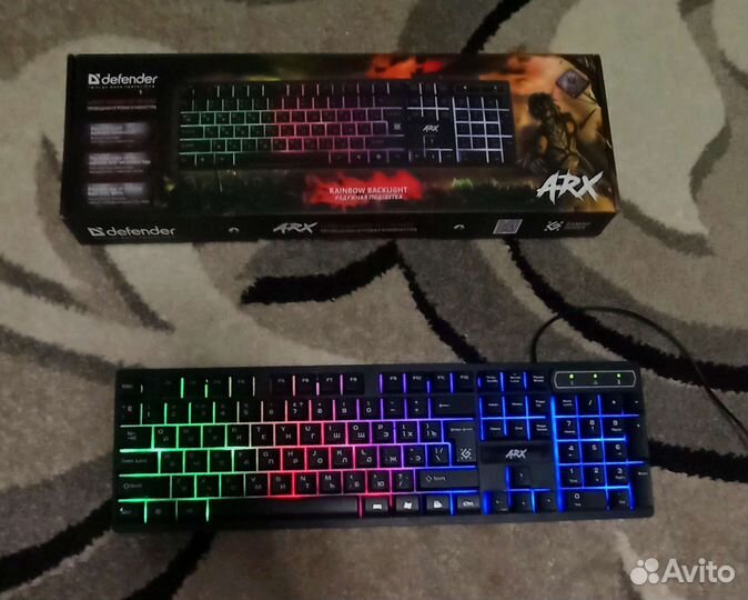 Игровая клавиатура Defender ARX