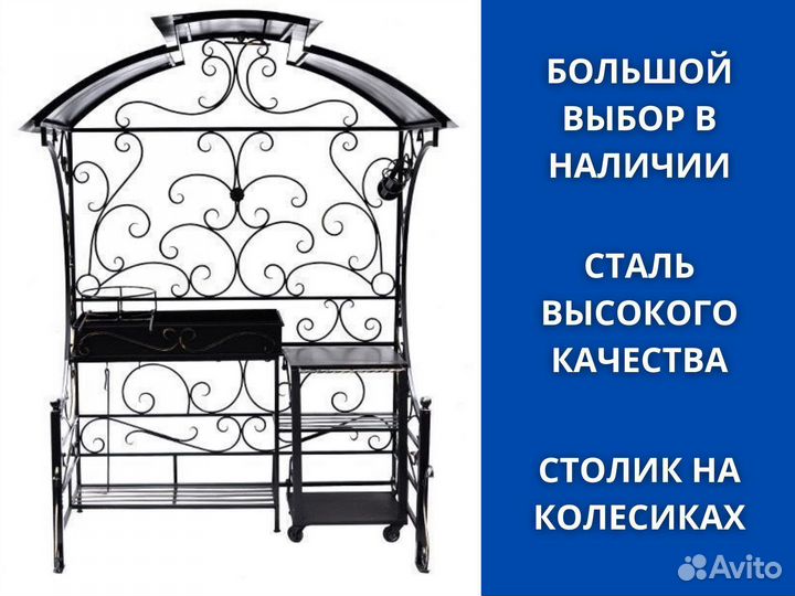 Мангал с крышей