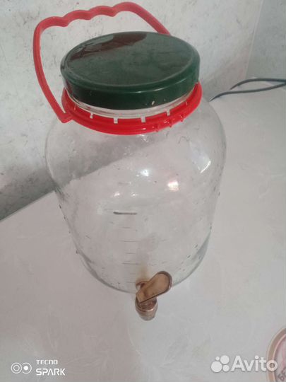 Банка 5 л с краником
