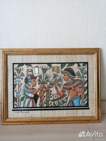 Картины на папирусе Египет