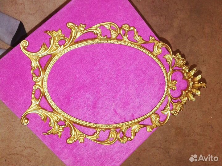 Рамка для зеркала бронза