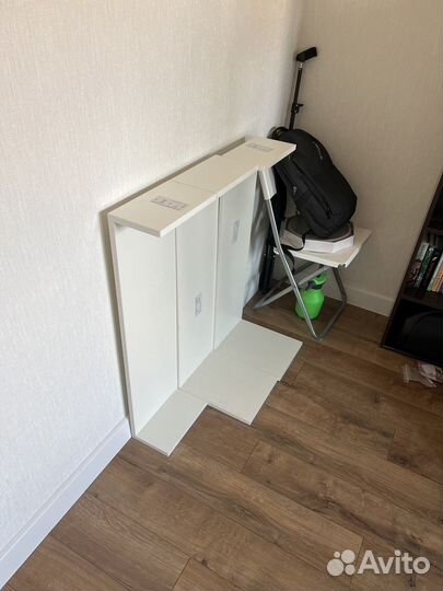 Полки настенные белые 3 штуки